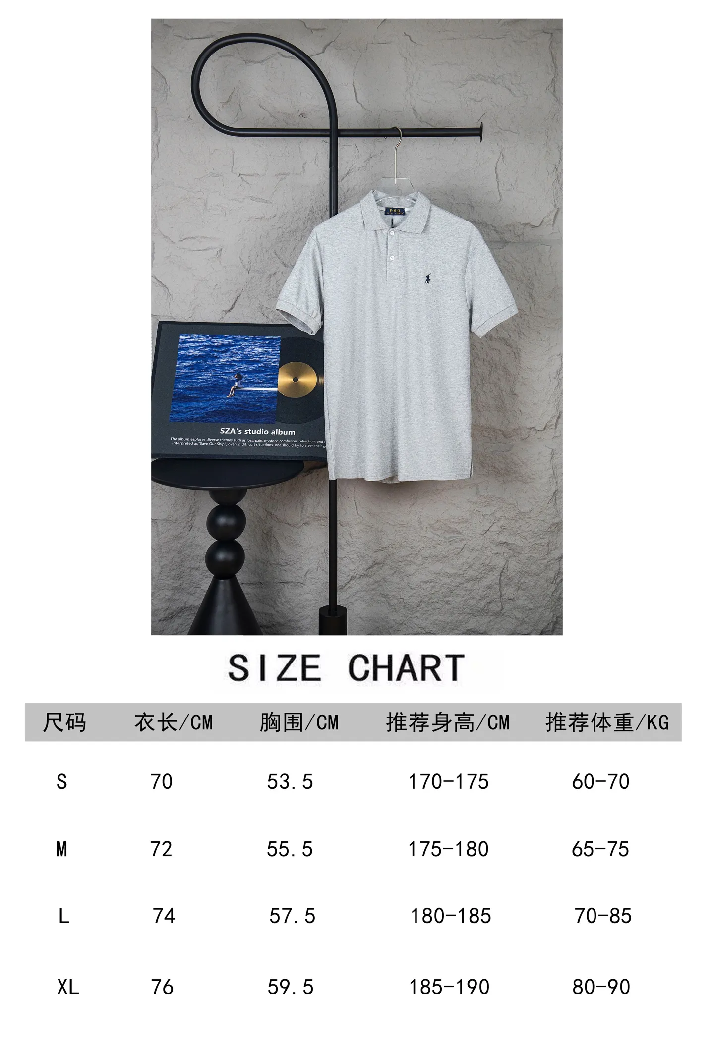 Style number: M080 size chart P130